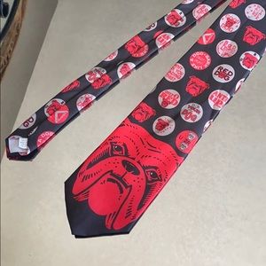 90’s Ralph Marlin Red Dog Brewing Tie